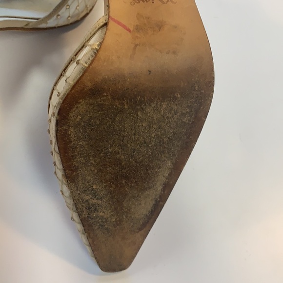 Nina Tan satin like jeweled heels size 7.5 - Picture 9 of 11